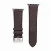 Designer Smart Straps voor Apple Watch Bands Iwatch Series 1 2 3 4 5 6 SE Lederen Polsband 38 / 40mm 42 / 44mm Luxurys Armband