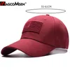 Ball Caps Magcomsen Tactical Baseball Cap Men Summer USA Flag Sun Protection Snapback Casual Golf Army Hat472850