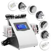 Portátil Multi-funcional Beauty Equipment 6 em 1 congelamento Dissolvido RF Fat 40K Ultrasonic Cavitação Cavitação Vácuo Máquina de Perda de Peso