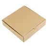 Geschenkverpakking 10 STKS/Pizza Box Kraftpapier Pizza Ondersteunt Aangepast Formaat En Afdrukken1