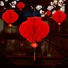 26 CM 10inch Chinese Traditional Festive Red Paper Lanterns For Birthday Party Wedding Decoration LJD11171