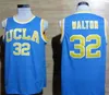 UCLA BRUINS College Basketbal Jersey Kevin Love Lonzo Ball Russell Westbrook Zach Lavine Reggie Miller Bill Walton Stitched White Blue Yellow Size S-2XL