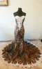 Robes De mariée sirène Vintage camouflage avec dentelle, sans bretelles, Sexy, sur mesure, longueur au sol, QC1565