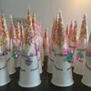 Gift Wrap 50 Stks / Set Clear Cellofaan Verpakkingzak Transparant Cone Candy Popcorn Voor DIY Bruiloft Verjaardagsfeest Plastic Voedsel