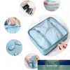 6 stücke Kleidung Gepäck Organizer Wasserdichte Reisetaschen Quiltdecke Lager Kofferbeutel Packing Cube