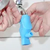 Faucet de silicone extensor banheiro cozinha pia lavar mão extender viajar portátil bochecho bico crianças lavar mão helper