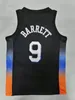 Hommes RJ 9 Barrett Derrick 4 Rose Julius 30 Randle Basketball Jersey Rétrospective Patrick 33 Ewing City Vintage Maillots