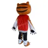 Disfraz de mascota de tigre grande de Halloween de alta calidad Personalizar personaje de tema de anime de dibujos animados Traje de adultos unisex Disfraz de carnaval de Navidad