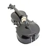 4/4 ACOUSTIC Violin + CASE + BOW + ROSIN WHOLE VIOLIN SET-Black