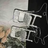 Bling Mini Chair Super Cute handmade Messenger Folding for Personal Decor Desk Home Accessories 211108