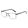 ファッションサングラスフレームササミアピュアチタンメガネフレームメンスクエア近視光学処方眼鏡ブランドデザインマンアイウェア