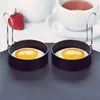1 adet Yapışmaz Paslanmaz Çelik Kızarmış Yumurta Araçları Kalıp Kolu Yuvarlak Yumurta Yüzükler Şekillendirici Krep Kalıpları Yüzük Sirkal WLL239