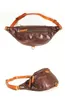 Bolso vintage de cuero genuino para hombre, bolso de pecho de lujo, Cuero de vaca real natural, riñonera multifuncional, bolso diagonal deportivo