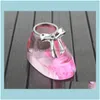 Event Festive Supplies Home & Garden100Pcs Choice Return Gifts Crystal Baby Shoe Christening Shower Favors Baptism Souvenirs Wholesale Party