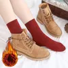 5pairs Winter Wamer Women Dikker Thermische Wol Kasjmier Sneeuw Sokken Naadloze Terry Laarzen Vloer Slaap Sokken voor Mens 210720