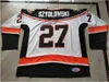 C2604 UF Custom Hockey Jersey Men Youth Women Vintage Echl Fort Wayne Komets 27 Shawn Szydlowski High School Size S-6XL eller något namn och nummer Jersey