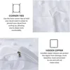 Beddengoed sets wit tufted polka dot patroon dekbedovertrek (2-3 sets) slaapkamer vier seizoenen zachte wasmicrofiber chenille