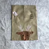 Christmas Decorations 50*70cm Christmas gift bags Ping'an fruit linen drawstring bag Party Supplies 831 B3