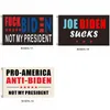 2024 Trump Biden ist nicht mein Präsident 90 * 150 cm US-Präsidentschaftswahlflagge Polyester-Pongee-Material Trump-Flaggen Banner 19 Style DHL