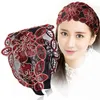 Retro Lace Headband Wide Turban Hair Band Crochet Flower Hairband Hair Hoop Mesh Headbands for Women Hair Accessories