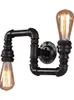 Wall Lamp American Creative Lamps Retro Loft Water Pipe Lights Bar Cafe Restaurant Pub Club Hall Aisle Industry Wind Stair Sconce Bra