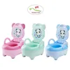 3 färger Portable Multifunction Children's Pot Cute Toilet Seat Car Potties Child Pots Training Girl Boy Kid Chain WC 211028