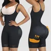 Bodysuit mulher corpo shaper shaper treinador thumble thmer timbustível corset corset butt lifter banda plus size moldando cueca cueca 211116