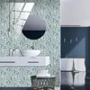 Adesivos de parede Telha de cristal Terrazzo Textura adesivo à prova d 'água decoração de cozinha home pegatinas de pared