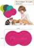 7 Color Cat Bowls PVC Pets Dog Puppy Feeding Mat PET Food Water Feed Placemat Dogs Dish mats Easy to Clean Odorless Environment Friendly Nontoxic