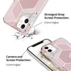 Crossbody Shockproof Electroplating Flowers Cases voor iPhone 12 Mini 11 PRO XS MAX XR SE2020 7 8 Plus Ketting Cord Lanyards Touw Telefoon Cover