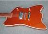 6199 Billy Bo Jupiter Thunderbird Big Sparkle Orange Electric Guitar TV Jones Pickup, Chrome Hardware