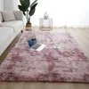 Plysch matta vardagsrum dekoration fluffig rug tjockt sovrum mattor glidgolv mjuka lounge mattor solida stora mattor w-01244