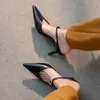 Terlik Dovereiss Moda Kadın Ayakkabıları Yaz Zarif Olgun Katırlar Toka Consese 6.5cm Stilettos Topuklu Ayak Toe 34-41