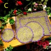 Kissen/Dekokissen 5 TEILE/SATZ Handgemachte Häkelnadel Ausgefallene Farbe Baumwolle Gewebt Europäischer Und Amerikanischer Landwald-Isolierpad