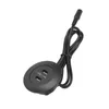 Accessori per mobili Divano Tavolino Ingresso caricatore 5V2A Connettore DC5521 5521 Terminale femmina Rotondo Nero Doppio Doppio USB Char8155457