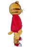 Factory Hot New Daniel Tiger Mascot Costume voor Volwassen Dier Grote Rode Halloween Carnaval Party