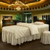 Set di biancheria da letto moda di lusso Bellissimo salone di bellezza massaggio spa usi velluto copripiumino gira di copertina addensato trapunta