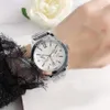 패션 2 다이얼 디자인 시계 여성 소녀 스타일 금속 강철 밴드 쿼츠 손목 시계 P49