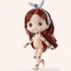 BJD mini 16cm boneca 13 articulações móveis 1/8 boneca global multi-cor e roupas podem vestir-se meninas brinquedos diy presentes de aniversário q0910