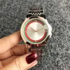 Orologio da polso al quarzo di marca per uomo donna Lady Girl cinturino in acciaio stile metallo Orologi G53272s