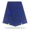 Royal Blue African Clothing Cotton Doek Mooie print Afrikaanse echte wax stof RWF201 6yardspc T200810