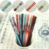 Saç Klipler Barrettes 1 Çift Vintage Çin Bambu Sticks Japon Ahşap Firkete Boyama Klip Kadınlar Için Doğal Çubuklarını Moda Headwea
