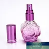 10pcs 10ml Colorful Rose Empty Glass Perfume Bottle Small Sample Portable Parfume Refillable Scent Sprayer