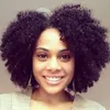 Short kinky curly bob style brazilian virgin hair lace front wig glueless short full lace human hair african american wigs