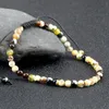 Beaded Strands Counple Bracelets Natural Fire Agates Stone Braided Handmade Adjustable Rope Bracelets&Bangles Men Women Jewelry Gift Fawn22