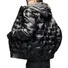 Heren Down Parkas en Plaveided Jackets 2022 Style Short Fashion Light Shiny Trendy Winter Jacket Men