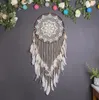 Boho Dream Catcher para quarto artesanato artesanal flores flores sonhos coletores para meninas crianças berçário decoração de parede festival presente de natal