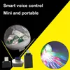 LED -effekter Disco Elfin Voice Control Selfpropelled Mini Stage Light Crystal Magic Ball USB Colorful Night Lamp Music Bulb2253894