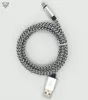1M 3FT 2M 6FT 3M 10 FT Metal Copper Micro USB Charger Sync Data woven Braided cord Type-C Charging cable For Android Samsung Smart Phone