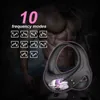 NXYCockrings Vibrating Cock Ring Silicone Penis Pleasure Enhancing Couple Vibrator Male Sex Toys For Men And Couples Play 1124